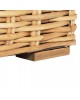 ΚΑΝΑΠΕΣ ΤΡΙΘΕΣΙΟΣ ΕΞ.ΧΩΡΟΥ TROPEL HM9808 ΞΥΛΟ MANGO-RATTAN ΦΥΣΙΚΟ-ΛΕΥΚΑ ΜΑΞΙΛΑΡΙΑ 216x88x85Υεκ 3θέσιος