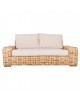 ΚΑΝΑΠΕΣ 2-ΘΕΣΙΟΣ TROPEL HM9809 ΞΥΛΟ MANGO-RATTAN ΦΥΣΙΚΟ-ΛΕΥΚΑ ΜΑΞΙΛΑΡΙΑ 192x88x70-85Υεκ. 2θέσιος