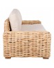 ΚΑΝΑΠΕΣ 2-ΘΕΣΙΟΣ TROPEL HM9809 ΞΥΛΟ MANGO-RATTAN ΦΥΣΙΚΟ-ΛΕΥΚΑ ΜΑΞΙΛΑΡΙΑ 192x88x70-85Υεκ. 2θέσιος