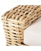 ΚΑΝΑΠΕΣ 2-ΘΕΣΙΟΣ TROPEL HM9809 ΞΥΛΟ MANGO-RATTAN ΦΥΣΙΚΟ-ΛΕΥΚΑ ΜΑΞΙΛΑΡΙΑ 192x88x70-85Υεκ. 2θέσιος