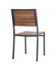 ΚΑΡΕΚΛΑ ΑΛΟΥΜΙΝΙΟΥ SAGA HM6063.02 ΣΚΟΥΡΟ ΓΚΡΙ ΜΕ POLYWOOD 46x52x86Υεκ.