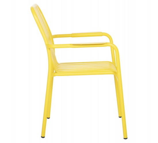ΠΟΛΥΘΡΟΝΑ ΑΛΟΥΜΙΝΙΟΥ RACHEL HM6088.06 ΚΙΤΡΙΝΗ 63x58x85Υεκ.