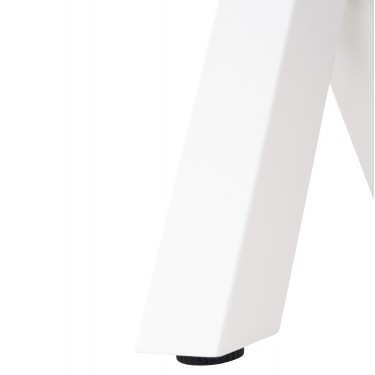 ΠΑΓΚΑΚΙ ΑΛΟΥΜΙΝΙΟΥ TAWNEE HM6040.02 ΛΕΥΚΟ-POLYWOOD ΚΑΘΙΣΜΑ ΦΥΣΙΚΟ 220x36x44,5Υεκ. 4θέσιο
