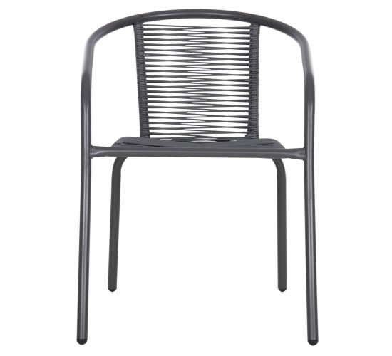 ΠΟΛΥΘΡΟΝΑ SWIFTER HM5969.01 ΜΕΤΑΛΛΟ ΓΚΡΙ-ΣΥΝΘ. RATTAN ΓΚΡΙ 54x61x75Υεκ.