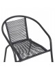 ΠΟΛΥΘΡΟΝΑ SWIFTER HM5969.01 ΜΕΤΑΛΛΟ ΓΚΡΙ-ΣΥΝΘ. RATTAN ΓΚΡΙ 54x61x75Υεκ.