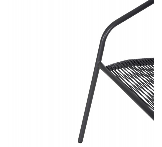 ΠΟΛΥΘΡΟΝΑ SWIFTER HM5969.01 ΜΕΤΑΛΛΟ ΓΚΡΙ-ΣΥΝΘ. RATTAN ΓΚΡΙ 54x61x75Υεκ.