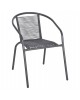 ΠΟΛΥΘΡΟΝΑ SWIFTER HM5969.01 ΜΕΤΑΛΛΟ ΓΚΡΙ-ΣΥΝΘ. RATTAN ΓΚΡΙ 54x61x75Υεκ.