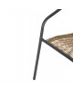 ΠΟΛΥΘΡΟΝΑ SWIFTER HM5969.02 ΜΕΤΑΛΛΟ ΓΚΡΙ-ΣΥΝΘ. RATTAN ΣΕ ΦΥΣΙΚΟ 54x61x75Υεκ.