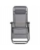 ΠΟΛΥΘΡΟΝΑ RELAX COMPANION HM5095.11 ΓΚΡΙ TEXTILENE-ΜΑΥΡΟ ΜΕΤΑΛΛΟ 67x145x110Υεκ.