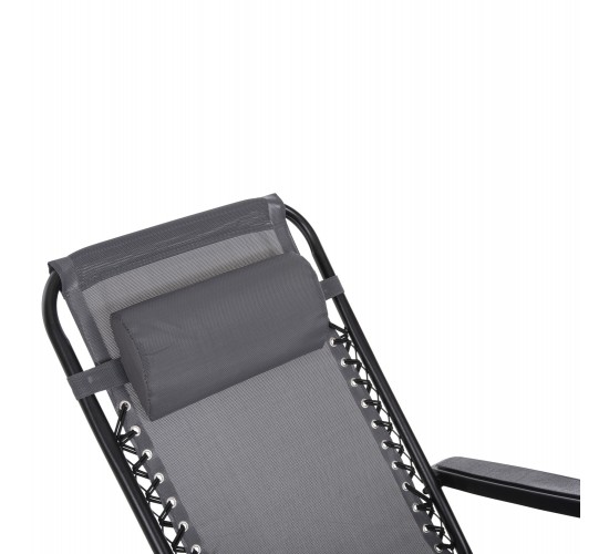 ΠΟΛΥΘΡΟΝΑ RELAX COMPANION HM5095.11 ΓΚΡΙ TEXTILENE-ΜΑΥΡΟ ΜΕΤΑΛΛΟ 67x145x110Υεκ.