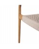 ΠΟΛΥΘΡΟΝΑ OSLO HM9636.07 ΞΥΛΟ TEAK ΦΥΣΙΚΟ & ΜΠΕΖ ΣΧΟΙΝΙ 55x54x80Yεκ.