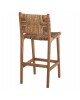 ΣΚΑΜΠΟ ΜΠΑΡ WALTER HM9841 ΞΥΛO TEAK ΣΕ ΦΥΣΙΚΟ-ΨΑΘΑ 46x55x105Υ εκ.