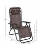 ΠΟΛΥΘΡΟΝΑ RELAX COMPANION HM5095.13 ΚΑΦΕ TEXTILENE-ΜΑΥΡΟ ΜΕΤΑΛΛΟ 67x145x110Υεκ.