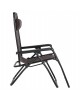 ΠΟΛΥΘΡΟΝΑ RELAX COMPANION HM5095.13 ΚΑΦΕ TEXTILENE-ΜΑΥΡΟ ΜΕΤΑΛΛΟ 67x145x110Υεκ.