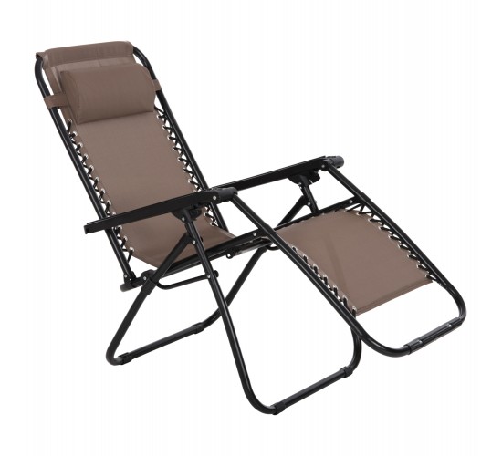 ΠΟΛΥΘΡΟΝΑ RELAX COMPANION HM5095.14 ΣΑΜΠΑΝΙ TEXTILENE-ΜΑΥΡΟ ΜΕΤΑΛΛΟ 67x145x110Υεκ.