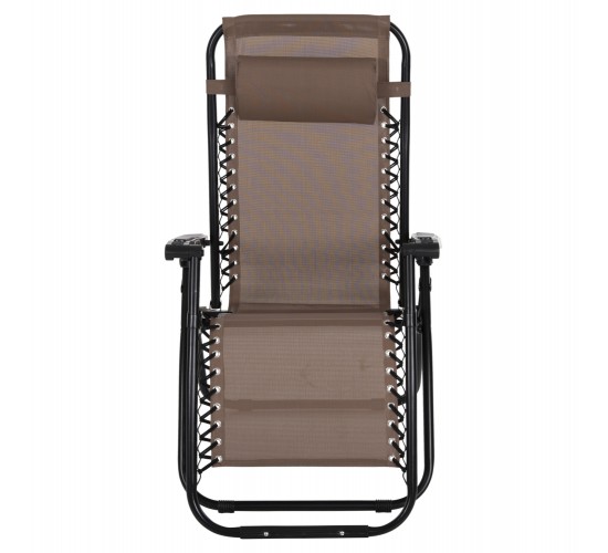 ΠΟΛΥΘΡΟΝΑ RELAX COMPANION HM5095.14 ΣΑΜΠΑΝΙ TEXTILENE-ΜΑΥΡΟ ΜΕΤΑΛΛΟ 67x145x110Υεκ.