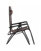 ΠΟΛΥΘΡΟΝΑ RELAX COMPANION HM5095.14 ΣΑΜΠΑΝΙ TEXTILENE-ΜΑΥΡΟ ΜΕΤΑΛΛΟ 67x145x110Υεκ.