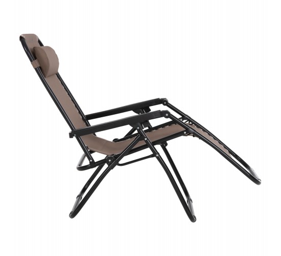 ΠΟΛΥΘΡΟΝΑ RELAX COMPANION HM5095.14 ΣΑΜΠΑΝΙ TEXTILENE-ΜΑΥΡΟ ΜΕΤΑΛΛΟ 67x145x110Υεκ.