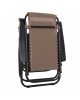 ΠΟΛΥΘΡΟΝΑ RELAX COMPANION HM5095.14 ΣΑΜΠΑΝΙ TEXTILENE-ΜΑΥΡΟ ΜΕΤΑΛΛΟ 67x145x110Υεκ.