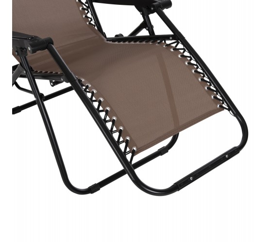 ΠΟΛΥΘΡΟΝΑ RELAX COMPANION HM5095.14 ΣΑΜΠΑΝΙ TEXTILENE-ΜΑΥΡΟ ΜΕΤΑΛΛΟ 67x145x110Υεκ.