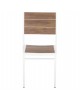 ΚΑΡΕΚΛΑ ΑΛΟΥΜΙΝΙΟΥ SAGA HM6063.01 ΛΕΥΚΗ ΜΕ POLYWOOD 46x52x86Υεκ.
