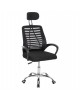 ΚΑΡΕΚΛΑ ΓΡΑΦΕΙΟΥ TRAIL2 HM1193 ΜΑΥΡΟ MESH-ΠΟΔΙ ΧΡΩΜΙΟΥ 62x59x120Yεκ.