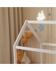 ΚΡΕΒΑΤΙ ΠΑΙΔΙΚΟ PEPE HM677.03 τ.MONTESSORI ΞΥΛΟ ΠΕΥΚΟ ΛΕΥΚΟ- 190x90εκ