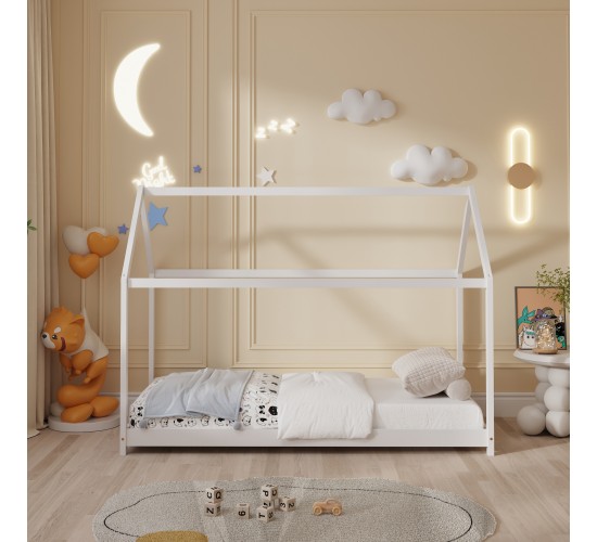 ΚΡΕΒΑΤΙ ΠΑΙΔΙΚΟ PEPE HM678.03 τ.MONTESSORI ΞΥΛΟ ΠΕΥΚΟ ΛΕΥΚΟ- 140x70εκ