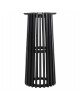 ΒΑΣΗ BAR STAND ΣΤΡΟΓΓΥΛΗ FRANTZ HM9857.12 MINDI ΞΥΛΟ ΣΕ ΜΑΥΡΟ Φ40x90Υεκ.
