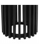 ΒΑΣΗ BAR STAND ΣΤΡΟΓΓΥΛΗ FRANTZ HM9857.12 MINDI ΞΥΛΟ ΣΕ ΜΑΥΡΟ Φ40x90Υεκ.