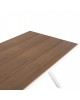 ΤΡΑΠΕΖΙ ΑΛΟΥΜΙΝΙΟΥ ΟΡΘΟΓΩΝΙΟ TAWNEE HM6037.02 ΛΕΥΚΟ-POLYWOOD ΦΥΣΙΚΟ 150x89,5x73Υεκ