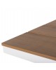 ΤΡΑΠΕΖΙ ΑΛΟΥΜΙΝΙΟΥ ΟΡΘΟΓΩΝΙΟ TAWNEE HM6037.02 ΛΕΥΚΟ-POLYWOOD ΦΥΣΙΚΟ 150x89,5x73Υεκ
