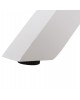 ΤΡΑΠΕΖΙ ΑΛΟΥΜΙΝΙΟΥ ΟΡΘΟΓΩΝΙΟ TAWNEE HM6037.02 ΛΕΥΚΟ-POLYWOOD ΦΥΣΙΚΟ 150x89,5x73Υεκ