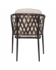 ΠΟΛΥΘΡΟΝΑ ΑΛΟΥΜΙΝΙΟΥ BOLLY HM6080 ΚΑΦΕ-ΣΥΝΘ.RATTAN ΚΑΦΕ-ΜΠΕΖ ΜΑΞΙΛΑΡΙΑ 58,5x67x86Υεκ