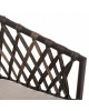 ΠΟΛΥΘΡΟΝΑ ΑΛΟΥΜΙΝΙΟΥ BOLLY HM6080 ΚΑΦΕ-ΣΥΝΘ.RATTAN ΚΑΦΕ-ΜΠΕΖ ΜΑΞΙΛΑΡΙΑ 58,5x67x86Υεκ
