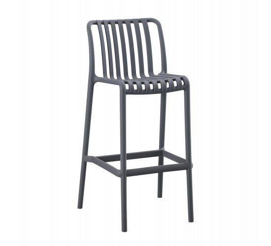 ΣΚΑΜΠΟ BAR ΠΟΛΥΠΡΟΠΥΛΕΝΙΟΥ CONVEE HM6098.03 ΓΚΡΙ 38,5x49,5x102Υεκ.