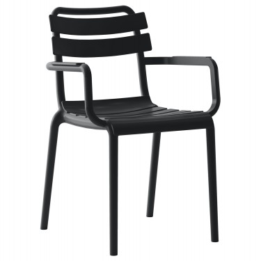 ΠΟΛΥΘΡΟΝΑ ΠΟΛΥΠΡΟΠΥΛΕΝΙΟΥ PHILLY HM6123.02 ΜΑΥΡΟ 58.5x49x83.5Υεκ.