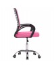 ΚΑΡΕΚΛΑ ΓΡΑΦΕΙΟΥ TRAIL HM1192.35 ΡΟΖ MESH-ΠΟΔΙ ΧΡΩΜΙΟΥ 62x51x98Υεκ.