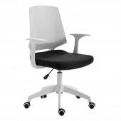 A1150-W ΛΕΥΚΟ/ΜΑΥΡΟ ΥΦΑΣΜΑ ΠΟΛΥΘΡΟΝΑ ΓΡΑΦΕΙΟΥ 63Χ55Χ49-92/56-100εκ. ZITA PLUS 63Χ55Χ49-92/56-100εκ.