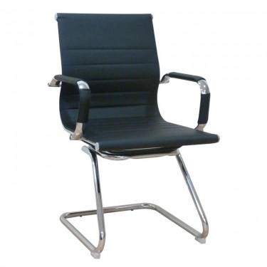 Πολυθρόνα Αναμονής 2τμχ A8250 Μαύρο Ρu 55X62X47-88εκ. ZITA PLUS 55X62X47-88εκ.