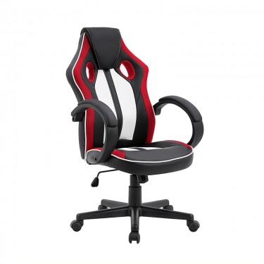 A3950 ΜΑΥΡΗ/ΚΟΚΚ/ΛΕΥΚΟ PU ΠΟΛΥΘΡΟΝΑ ΓΡΑΦΕΙΟΥ 55Χ65Χ43-107/53-117εκ. ZITA PLUS 55Χ65Χ43-107/53-117εκ.