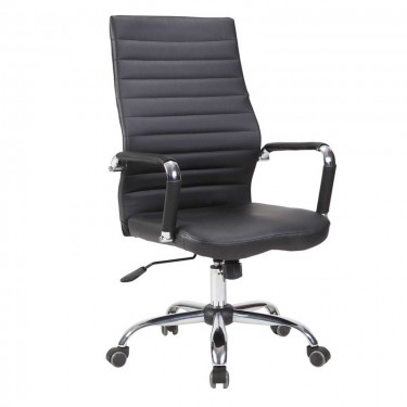 A9280 ΜΑΥΡΟ PU ΠΟΛ/ΝΑ ΓΡΑΦΕΙΟΥ 58Χ65Χ47-105.5/55.5-114.5εκ. ZITA PLUS 58Χ65Χ47-105.5/55.5-114.5εκ.