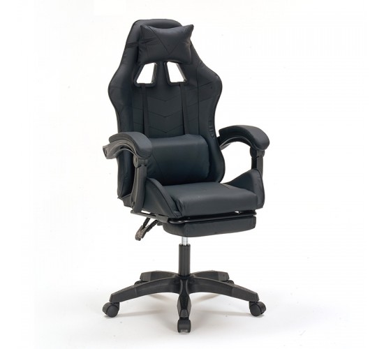 A9937 ΜΑΥΡΟ PVC ΠΟΛΥΘΡΟΝΑ GAMING/ΜΕ ΥΠΟΠΟΔΙΟ ZITA PLUS 64X59X43-112/53-125εκ. A9937 ΜΑΥΡΟ PVC ΠΟΛΥΘΡΟΝΑ GAMING/ΜΕ ΥΠΟΠΟΔΙΟ ZITA PLUS 64X59X43-112/53-125εκ.