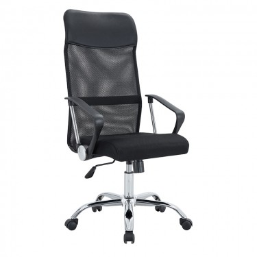 A9943 ΜΑΥΡΟ MESH ΠΟΛΥΘΡΟΝΑ ΓΡΑΦΕΙΟΥ 56X59X45-108/55-118εκ. ZITA PLUS 56X59X45-108/55-118εκ.