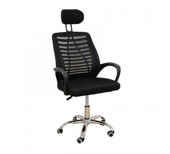 A9951 ΜΑΥΡΗ ΠΟΛΥΘΡΟΝΑ ΓΡΑΦΕΙΟΥ 59X61X42-108/51-120εκ. ZITA PLUS 59X61X42-108/51-120εκ.