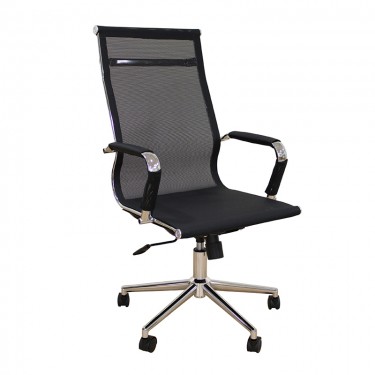 A9954 ΜΑΥΡΟ PU/MESH ΠΟΛΥΘΡΟΝΑ ΓΡΑΦΕΙΟΥ 53X58X46-105/55-115εκ. ZITA PLUS 53X58X46-105/55-115εκ.