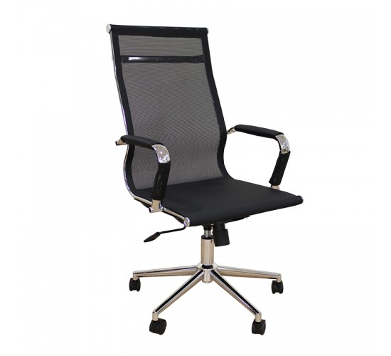 A9954 ΜΑΥΡΟ PU/MESH ΠΟΛΥΘΡΟΝΑ ΓΡΑΦΕΙΟΥ 53X58X46-105/55-115εκ. ZITA PLUS 53X58X46-105/55-115εκ.