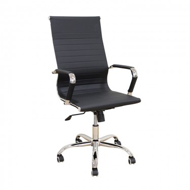 A9955 ΜΑΥΡΟ PU ΠΟΛΥΘΡΟΝΑ ΓΡΑΦΕΙΟΥ 54X62X44-104/53-113εκ. ZITA PLUS 54X62X44-104/53-113εκ.