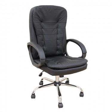 A9938 ΜΑΥΡΟ PVC ΠΟΛΥΘΡΟΝΑ ΓΡΑΦΕΙΟΥ 67Χ65Χ52-112/62-121εκ. ZITA PLUS 67Χ65Χ52-112/62-121εκ.