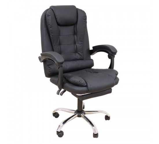 A9949 ΜΑΥΡΟ PVC ΠΟΛΥΘΡ./ΜΕ ΥΠΟΠΟΔΙΟ 64Χ67Χ50-104/58-113εκ. ZITA PLUS 64Χ67Χ50-104/58-113εκ.